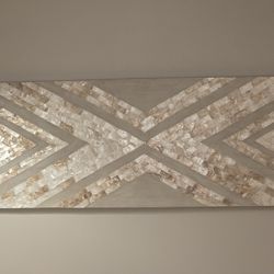 Pier 1 Geometric Art With Gold Leaf