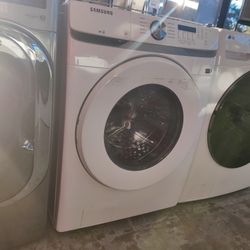 New Samsung
4.5 cu. ft. High-Efficiency Front Load Washer in White with Self-Clean+