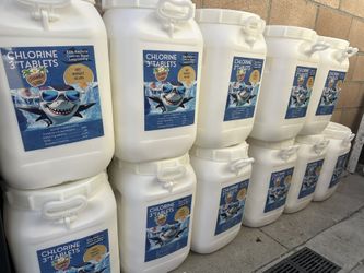 50 Lbs Chlorine tablets or Pool Shock