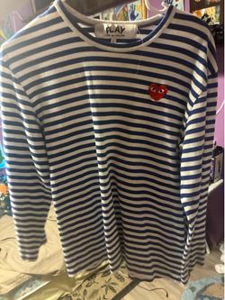 Comme des Garçons PLAY Striped T-Shirt size large