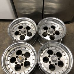 15” Enkei Wheels 5x5 Chevy Gmc Obs C10  Astro G10 Van Projects15x8 Eagle Alloys Gotti 15x8.5 