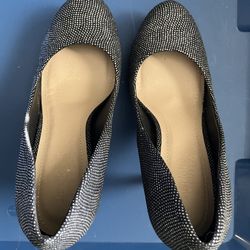 Sparkly Black Heels 