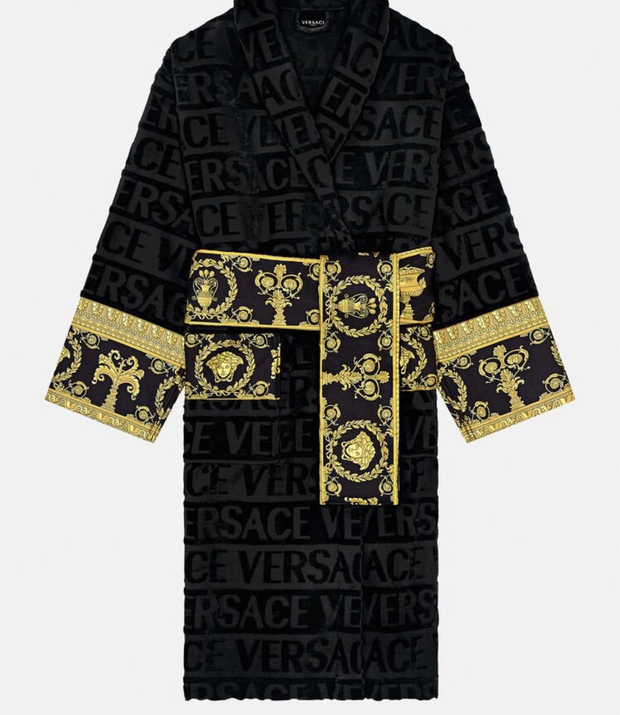 Black Versace Robe