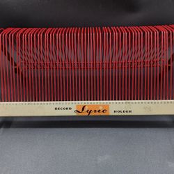 Vintage Lyric Numbered Record Holder 