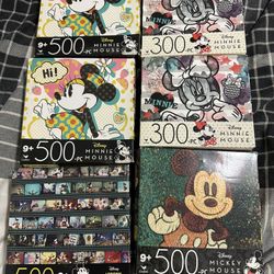 Disney Mickey And Minnie Puzzles 
