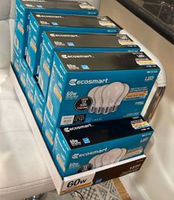 EcoSmart Dimmable LED Bulbs 10 Boxes 40 Bulbs
