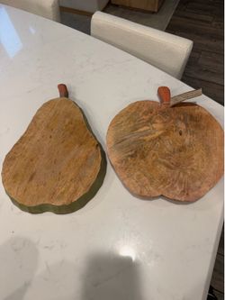Handmade Charcuterie board - apple and pear