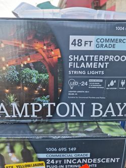 Hampton Bay 48ft String Lights 