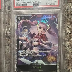 2023 PERONA OP06-093 One Piece Japan Wing Of The Captain PSA 10