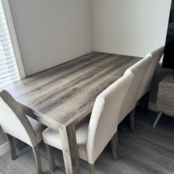 Joss & Main Dining Set: Table & 4 Chairs
