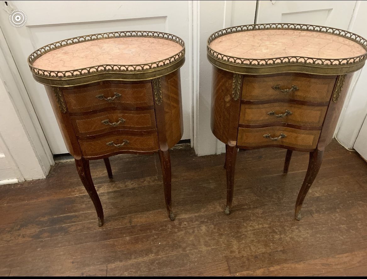 Antique French End Tables