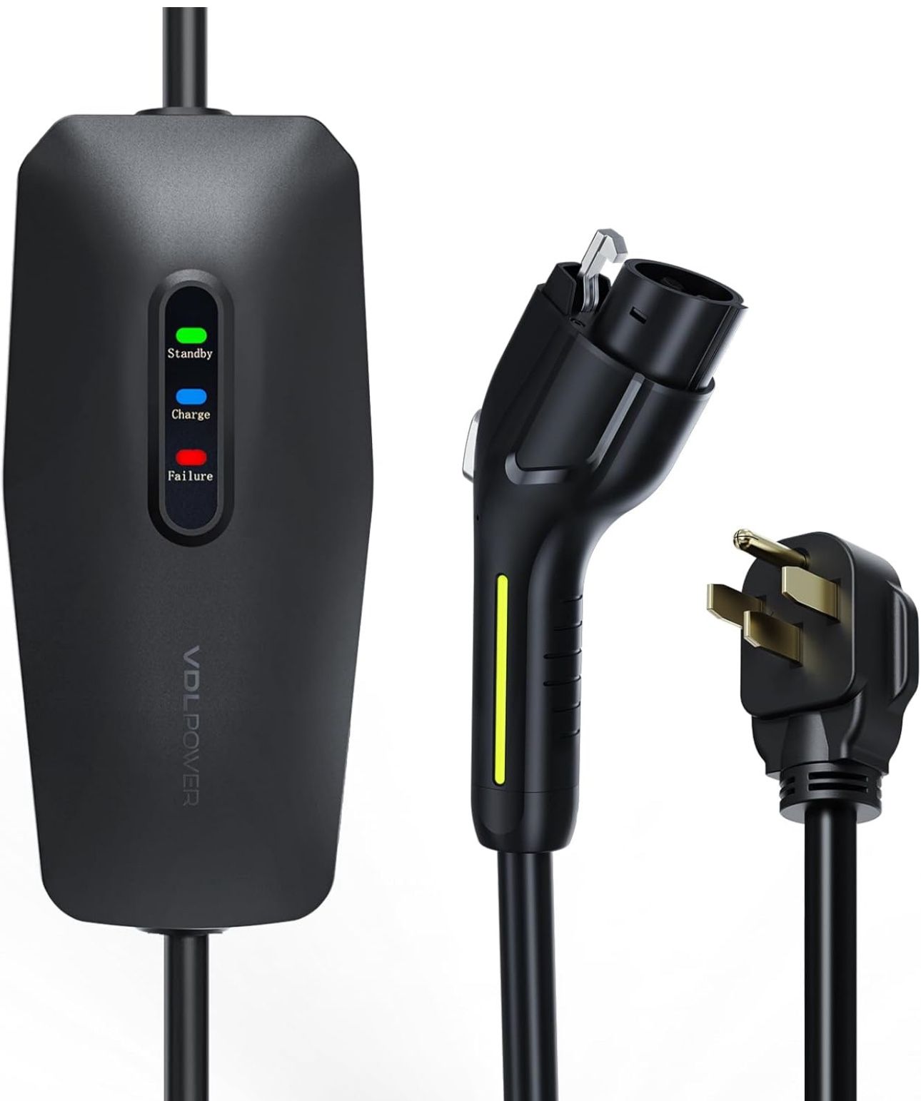 Level 2 EV Charger 32A 7KW, 20FT Cable, 240V NEMA 14-50, SAE J1772 Compatible