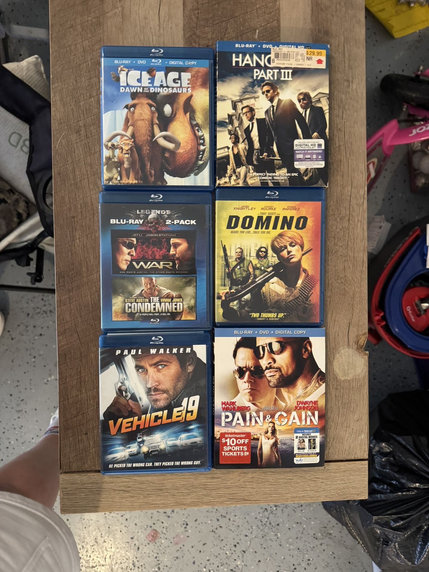 9 Blu-Ray Movies