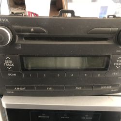 Toyota Corolla radio?