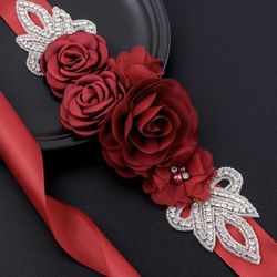 Fabric Flower belt