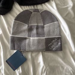 Grey designer beanie