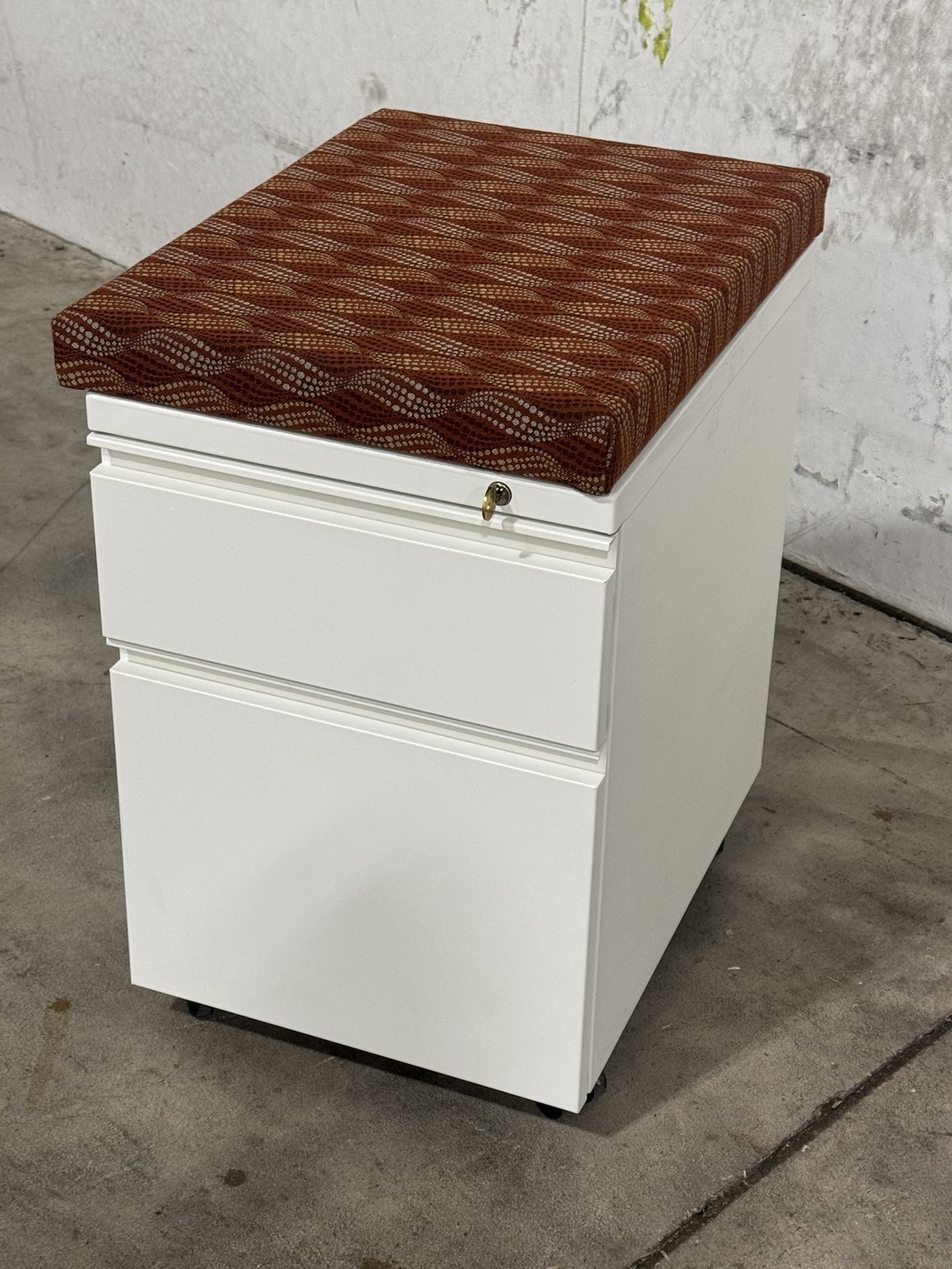 Rolling File Cabinet with Drawer Storage (Lockable)