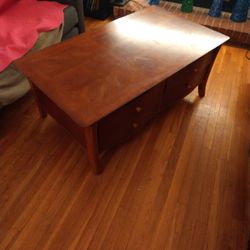 Cherry Wood Coffee Table