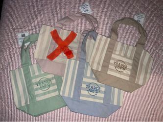 NEW! VIRAL Trader Joe's Striped Mini Tote Bags 🔥