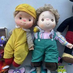 Two Vintage Ice Cream Dolls