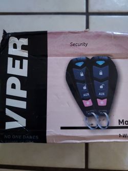 "VIPER"alarm system/with remote start