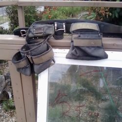 2 Tool Belts 1 Pair Knee Pads 