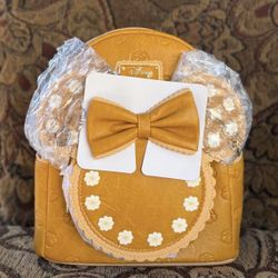 Loungefly Disney Minnie Mouse Pumpkin Pie Cinnamon Scented Mini Backpack