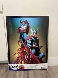 Captain America, Thor, and Iron Man Poster