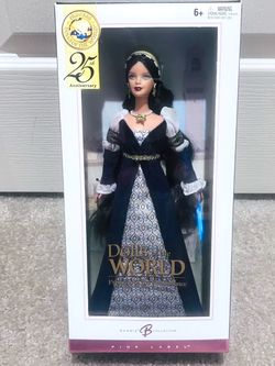 Barbie Princess of the Renaissance pink label dolls of the world
