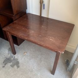 Kids Table With Two Matching Chairs, Used 