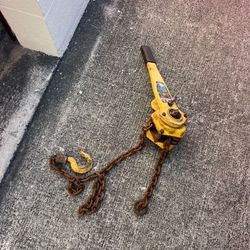 1 1/2 Ton Ratchet Lever Chain Hoist Haul Máster 3000 Lbs 