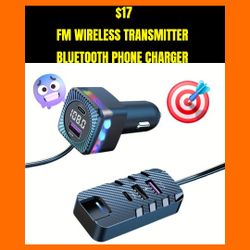 🐦‍🔥 BLUETOOTH FM WIRELESS TRANSMITTER RADIO 