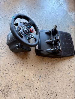 PlayStation steering wheel foot pedal