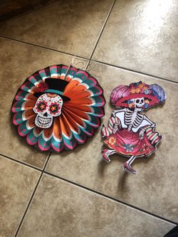 Day of dead decorations. DÃa de los muertos