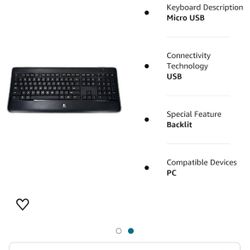 Logitech K800 Keyboard 