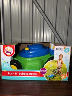 Play Day Push N' Bubble Mower Toy