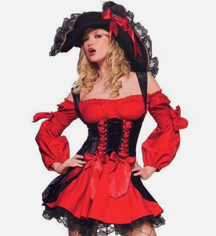 Ladies Swashbuckler Pirate Wench Fancy HAT for Halloween Party Costume