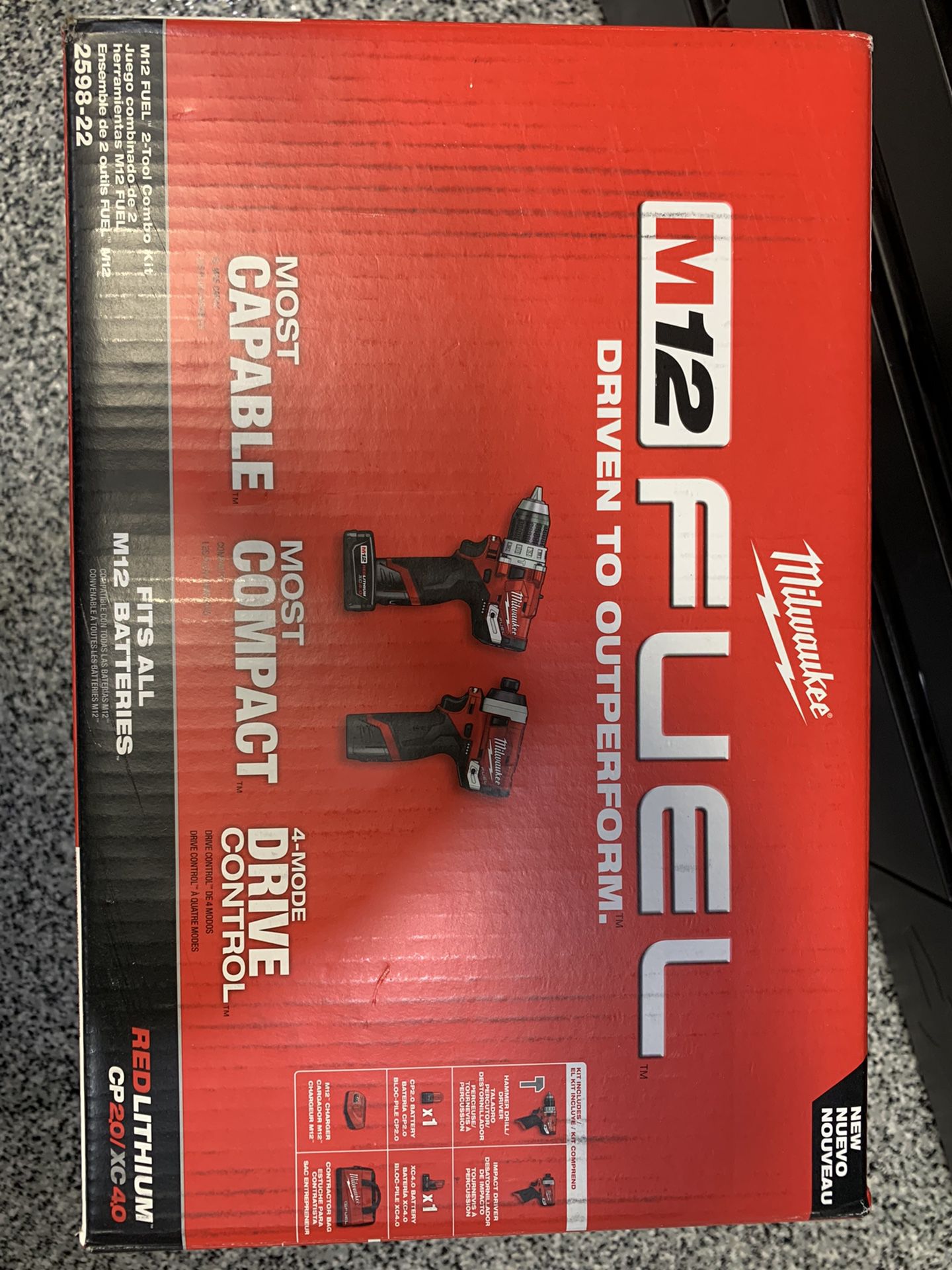 Milwaukee M12 Fuel Drill and Impact Combo 