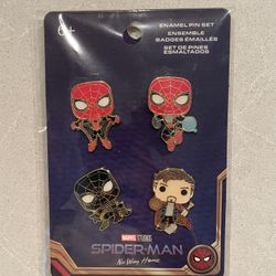 Spiderman No Way Home Funko Pop Enamel Pin Set *BRAND NEW MINT* Marvel Spider-Man Venom Dr Strange Wingsuit