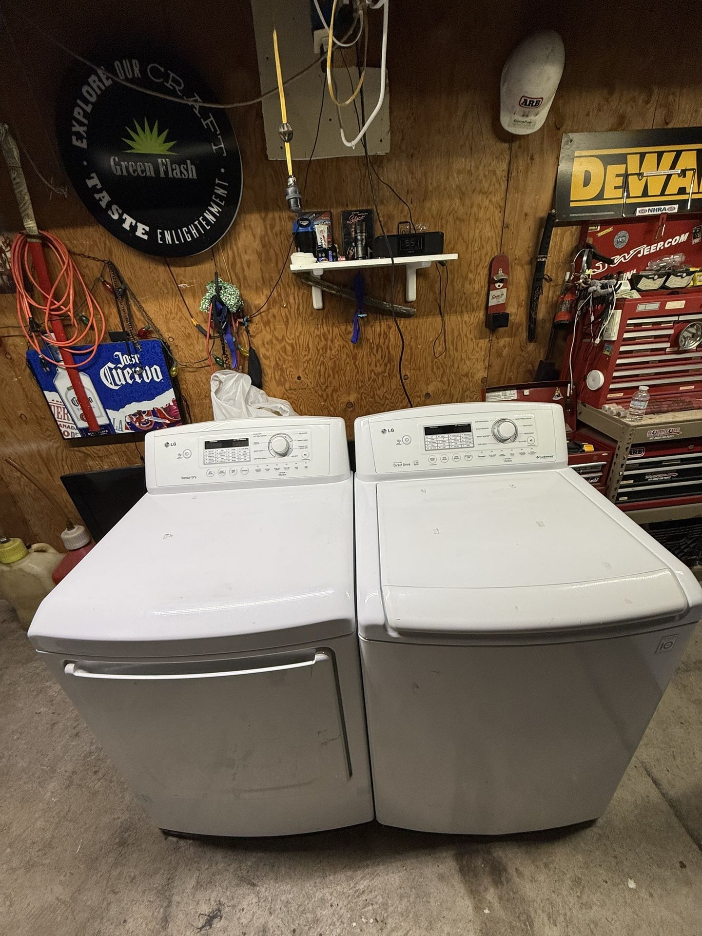 LG Heavy Duty Washer And Electric Dryer Set 
