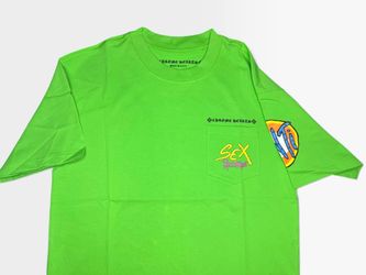 Chrome Hearts Sex Records Pocket T-Shirt Green