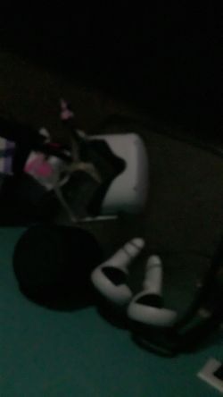Headband is tied up has an account and games u can play gorilla tag boxing fight and basketball
