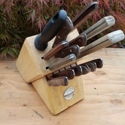 Kitchen Knives With Holder