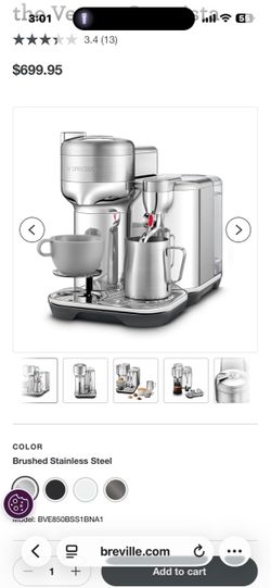 Breville Nespresso Vertuo Creatista