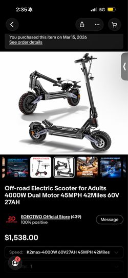 Electric scooter