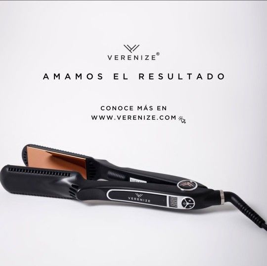PLANCHA DE TITANIO VERENIZE PROFESIONAL