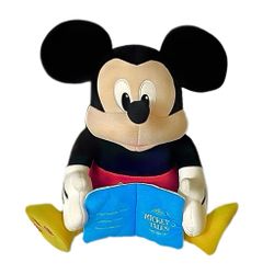 LIKE NEW! Mickey Tales Story Plush & Book Lights & Sounds 