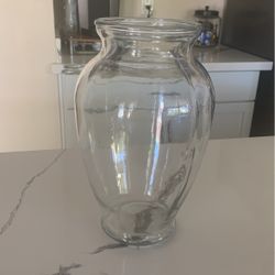 Clear Glass Vase