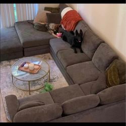 Living Spaces Custom Sectional 