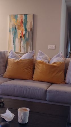 26×26 Velvet Sofa Pillow Covers